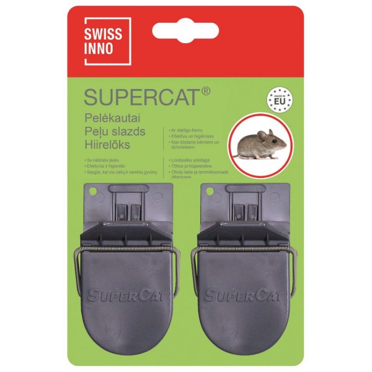 Swissinno SuperCat peļu slazds 2 gab komplekts