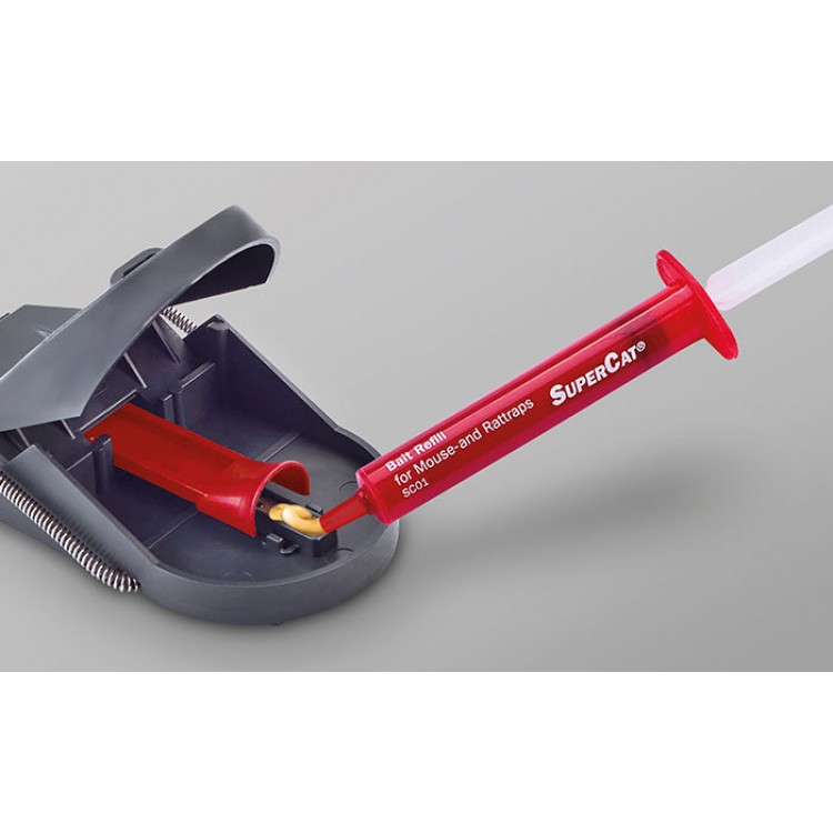 SuperCat Pro peļu slazdu komplekts 6 gab. + Syringe papildu ēsma