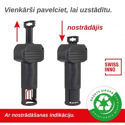 Ūdensžurku un Kurmju slazdi komplektā ar zemes izņēmēju Swissinno